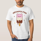 Funny Cat T - Shirt - MEOWPOLITAN (Vorderseite)