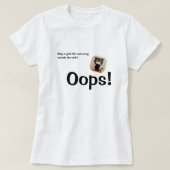 Funny Cat T - Shirt | Niedlicher Abschlag (Design vorne)