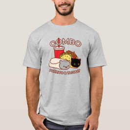 Funny Cat T - Shirt - PURRITO & TACO CAT Combo