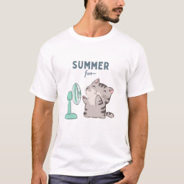 Funny Cat T - Shirt Retro Cat Meme T-Shirt Humour 