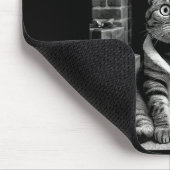 Funny Cat Taking A Selfie Christmas Xmas Pajamas H Mousepad (Ecke)