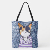 Funny Cat Tasche (Rückseite)