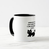 Funny Cat Tasse (Vorderseite Links)