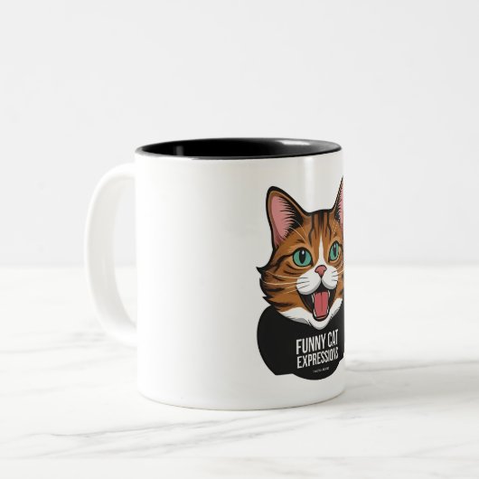 Funny Cat Tasse (Vorderseite Links)