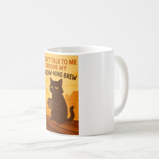 Funny Cat Tasse (VorderseiteRechts)