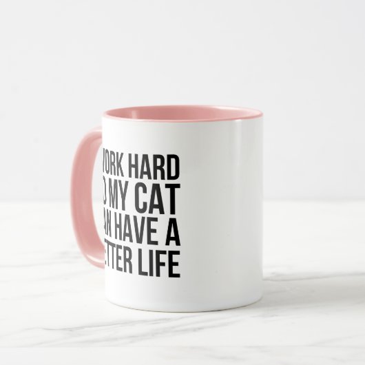 Funny Cat Tasse (Vorderseite Links)