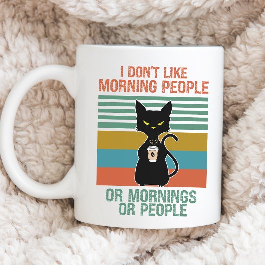 Funny Cat Tasse, antisoziale Katze, Gemeine Katze Kaffeetasse
