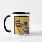 Funny Cat Tasse | Cat Foto Tasse mit lustigem Spri (Links)