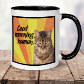 Funny Cat Tasse | Cat Foto Tasse mit lustigem Spri