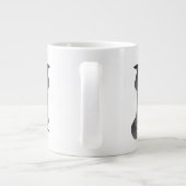 Funny Cat Tasse - Grumpy Gray Cat (Rückseite)