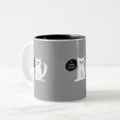 Funny Cat Tasse | "Ich habe das gesehen" Sarcastic (Vorderseite Links)