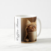 Funny Cat Tasse - Kaffeezeit (VorderseiteRechts)