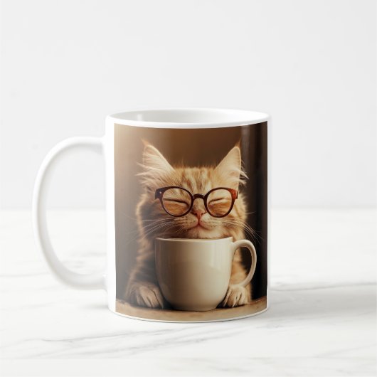 Funny Cat Tasse - Kaffeezeit (Links)