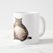 Funny Cat Tasse - Pizza Lover Geschenk Kaffee Cup (Vorderseite Rechts)