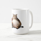 Funny Cat Tasse - Pizza Lover Geschenk Kaffee Cup (VorderseiteRechts)