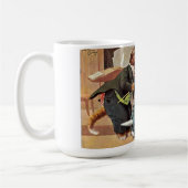 Funny Cat Teacher Lehrer Cat Schüler Kaffeetasse (Links)