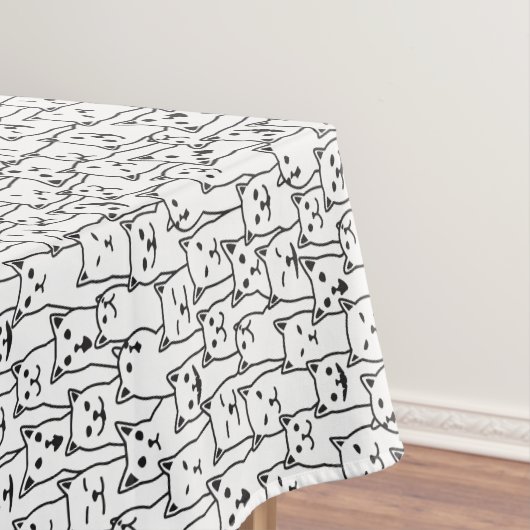 Funny Cat Tischdecke (Beispiel)