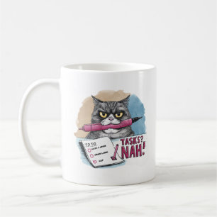 Funny Cat To Do List Kaffeetasse