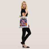 Funny Cat Tote Bag - Ich bin kein Single ich habe  Tasche (Am Model)