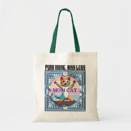 Funny Cat Tote Bag - Purer Mehr er weniger Tragetasche