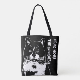 Funny cat tote bag tasche