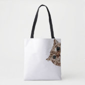 Funny Cat Tote Bag Tasche (Vorderseite)