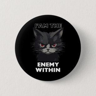 Funny Cat Trump Baby Funny Vote for Trump Cats 202 Button