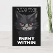 Funny Cat Trump By Funny Vote For Trump Cats 2024 Karte (Vorderseite)