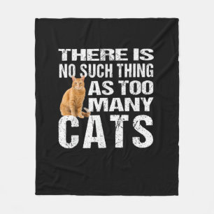 Funny Cat TShirt_ So etwas wie zu viele Katzen T Fleecedecke