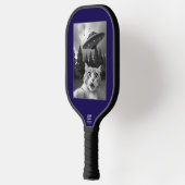 Funny Cat UFO Selfie Pickleball Schläger (Links)