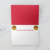 Funny Cat und Candy Cane Weihnachten (Innenseite)