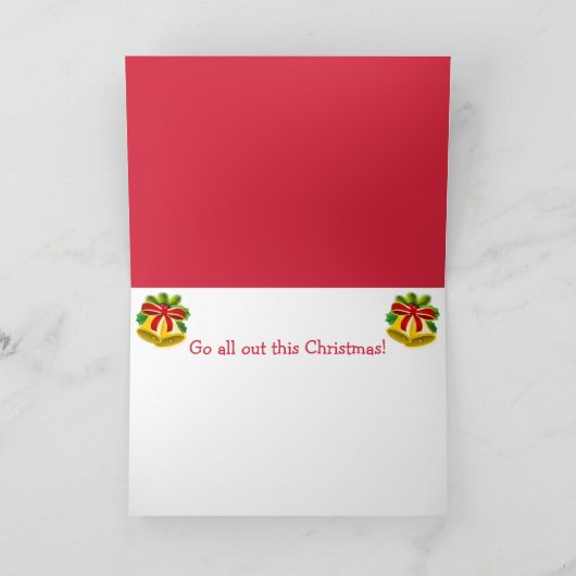 Funny Cat und Candy Cane Weihnachten (Innenseite)