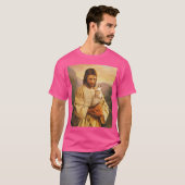 Funny Cat und Jesus Lover T-Shirt (Vorne ganz)