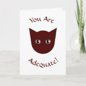 Funny Cat Valentine's Day Card Karte (Vorderseite)