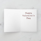 Funny Cat Valentine's Day Card Karte (Innenseite)