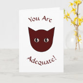 Funny Cat Valentine's Day Card Karte (Gelbe Blume)
