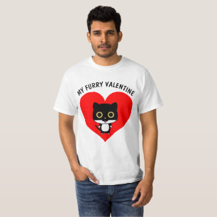 Funny Cat Valentine's Day T - Shirt