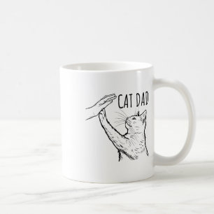 Funny Cat Vater Fathers Day Best Cat Daddy Hand Kaffeetasse