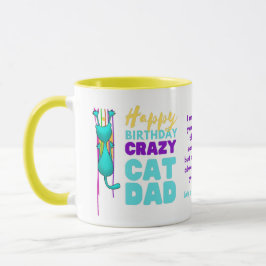 Funny CAT VATER Geburtstag von der EHEFRAU bis nac Tasse