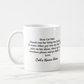 Funny Cat Vater Geschenk von Cat Tasse