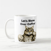 Funny Cat Vater Kaffeemaschine Tasse (Links)