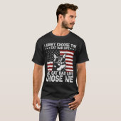 Funny Cat Vater Life Patriotic USA Cat Shirt (Vorne ganz)