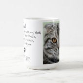 Funny Cat Vater Personalisiert Pet Foto Kaffeetasse (Mittel)