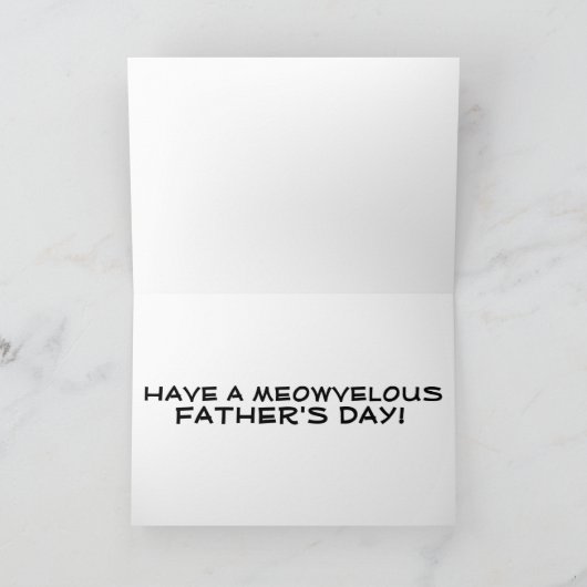 FUNNY CAT VATHERY DAY CARDS, CATS IN Business ANZU Karte (Innenseite)