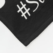 Funny Cat Warrior Unzerbrechliche Sichelzellanämie Fleecedecke (Ecke)