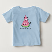 Funny Cat Watermelon Niedlich Kinder Baby T-shirt (Vorderseite)