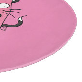 Funny Cat Watermelon Niedlich Kinder Schneidebrett (Ecke)