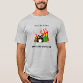 Funny Cat Weihnachten Sorry Christmas T-Shirt (Vorderseite)
