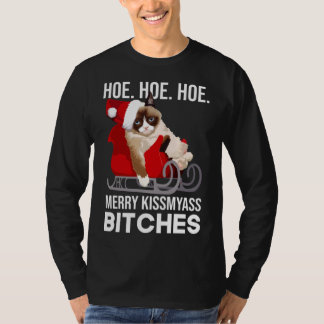 Funny Cat Weihnachts Adult Humor Xmas T-Shirt