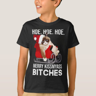 Funny Cat Weihnachts Adult Humor Xmas T-Shirt